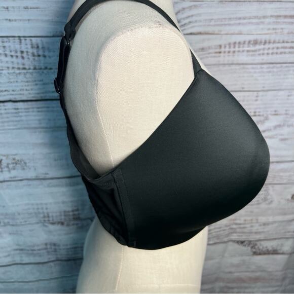 Cacique 40H Bra Lightly Lined T Shirt Bra No Wire Black Wireless Lane Bryant - Picture 3 of 12